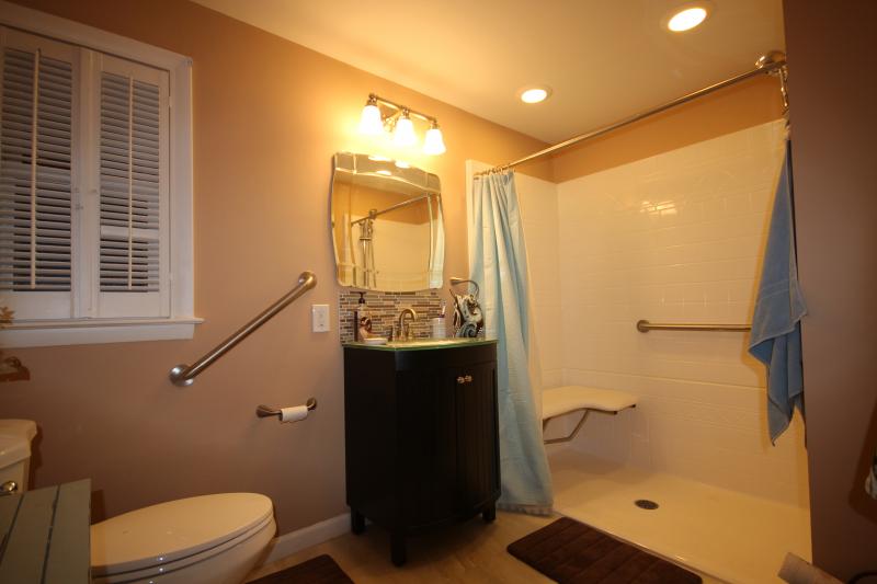Barrier free shower